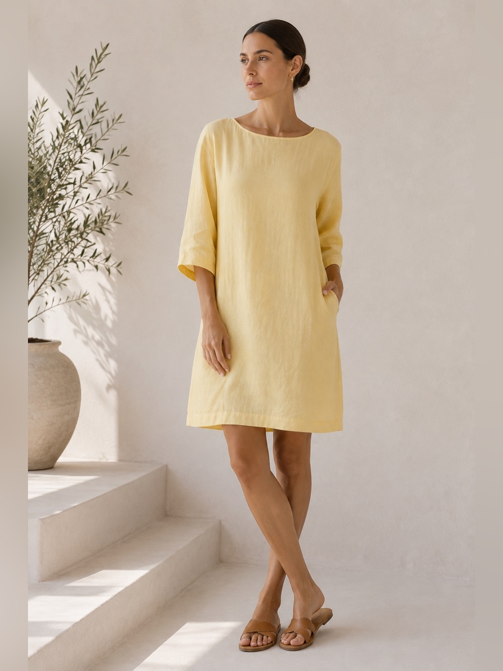 Roller rabbit Lorena yellow dress NWT small